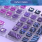 Starry Sea 104+12 Clear PC+PBT Dye-subbed Pudding Jelly Keycaps Set ASA Profile Mechanical Keyboard